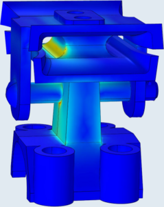 Analyzing Railway OHE Suspension Clamp Stress Under Varied Loads