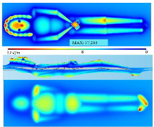 Numerical Simulation of a Human Body Subjected to Electrostatic Fields for ...