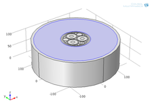Ampacity Simulation of a High Voltage Cable Used in Offshore Wind Farms