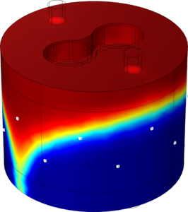 A FEM study for the design of an advanced oedometer for geochemo-hydro ...