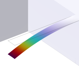 热成像芯片成像单元的辐射热及热膨胀多物理场耦合仿真