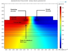 Simulation of the Electrode-Tissue Interface with Biphasic Pulse Train for ...