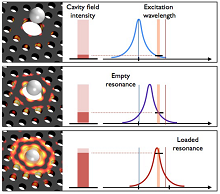 Modeling of Resonant Optical Trapping in a 2D Photonic Crystal Cavity