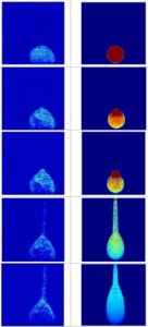 Numerical and Experimental Study of Water Drop Movement Subjected to an Air ...