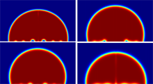 Simulation of Droplet Impingement on a Solid Surface by the Level Set Method