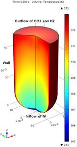 Modelling of Reactive Non-Isothermal Mixture Flow and its Simulation in ...