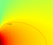 FEM Analysis of Flamelet Wrinkling in a Diffusion Flame