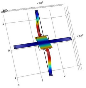 Design and Simulation of Underwater Acoustic MEMS sensor