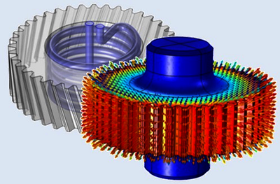 Simulation of the Thermal Expansion of an Inductively Heated Gear Wheel for ...