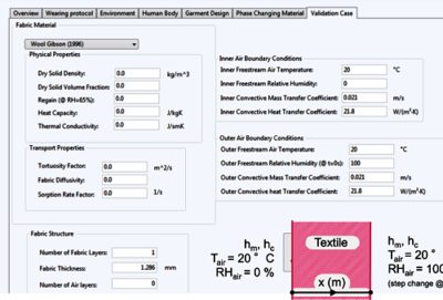 Thermal Clothing Engineering Using a COMSOL® Simulation App
