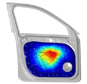 Study of a Loudspeaker in a Vehicle Door