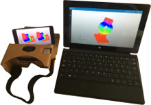 A Standalone Interface for Web-Based Virtual Reality of Calculated Fields