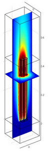 Investigation of Natural Convective Air Flow Field through Comb Channels