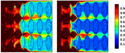 纤维增强复合材料渗流过程的研究模拟