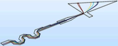 基于多级力学耦合的气传孢子分离微流控芯片设计