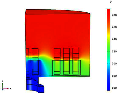 生物样本速冻装置冷台模拟