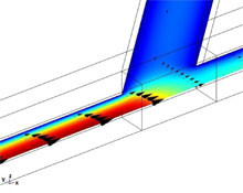Design and Simulation of a Microscale Magnetophoretic Device for the ...