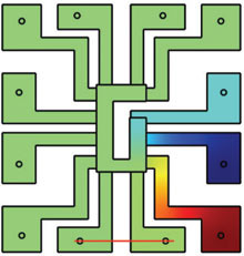Simulation of Daisy Chain Flip-Chip Interconnections
