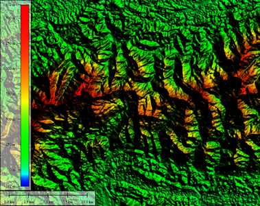 不同类型山地峡谷的风场特性研究