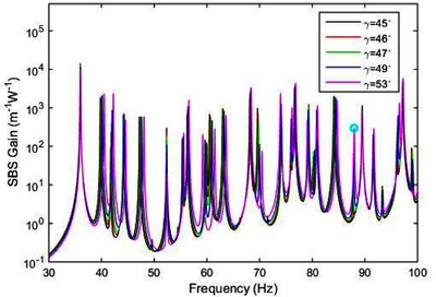 亚波长/纳米波导中受激布里渊散射的数值仿真