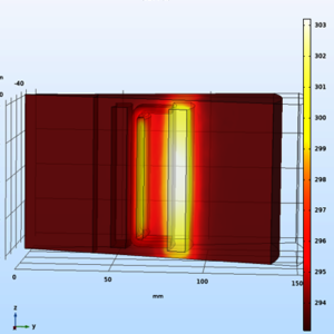 分段式电磁感应加热牵伸辊筒涡流分布规律的仿真研究