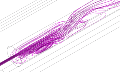 Vortex Formation and Oscillations in Flows Through a Sudden Expansion in a ...