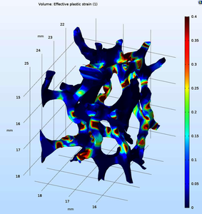 Plastic Deformation of Metallic Foam