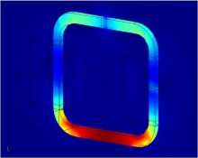 Transient Finite Element Analysis of a SPICE-coupled Transformer with ...