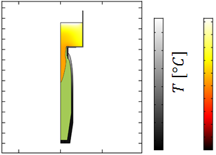 Cooling process optimization through a three-phases thermo-hydraulic model
